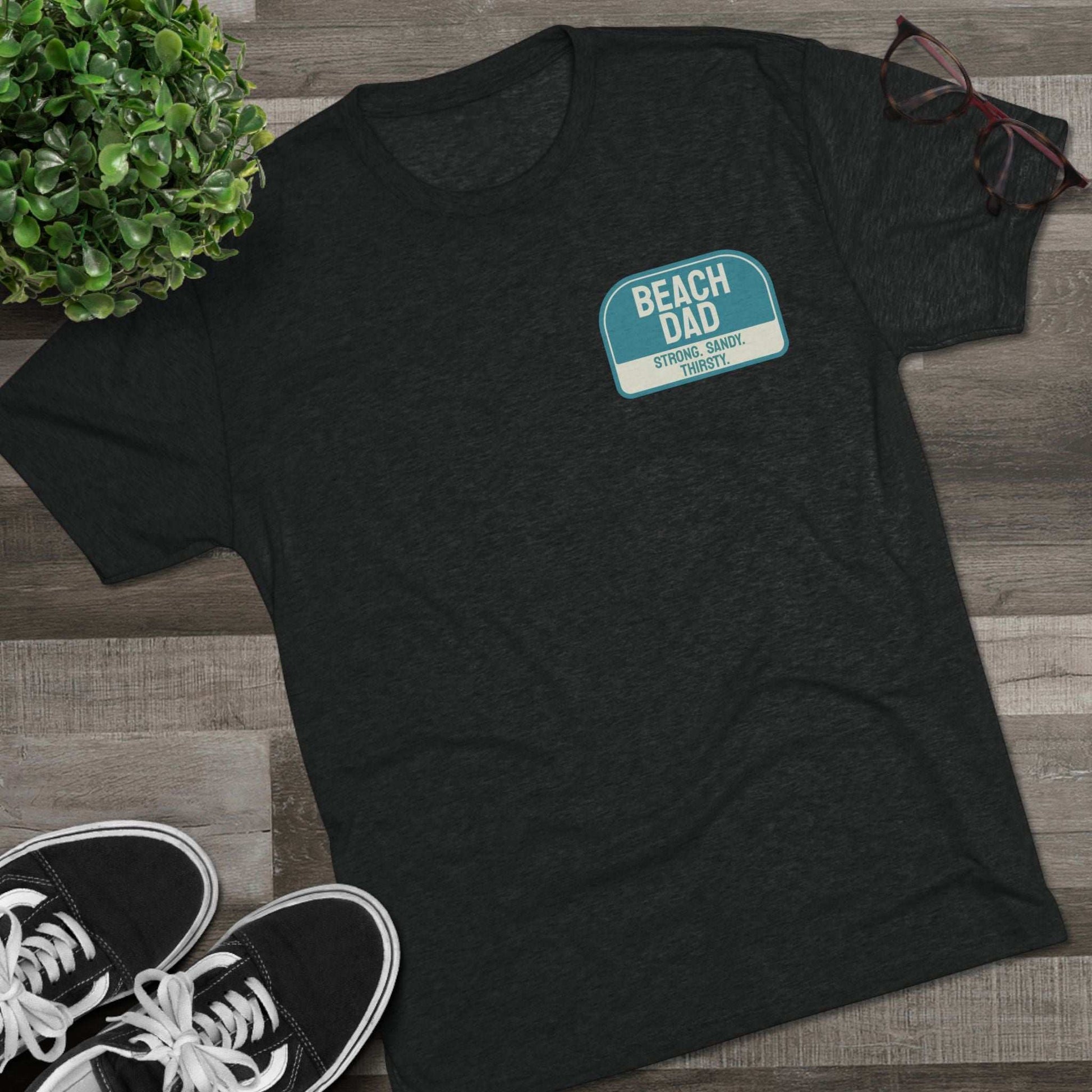 Beach Dad Logo Tri-Blend Tee