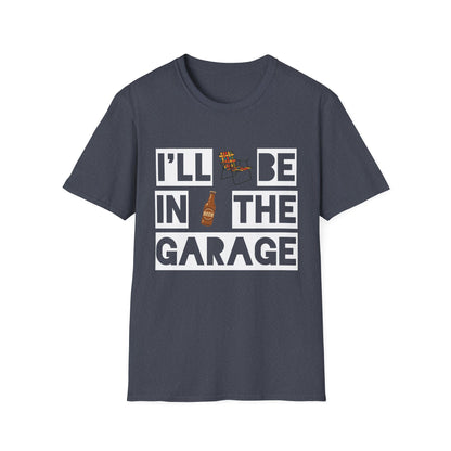 I'll Be In The Garage Cotton Tee - 66 Percent
