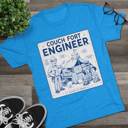 Overboard Dad Fort 66% Tri-Blend Tee