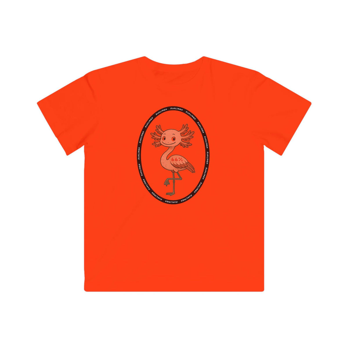 Axolingo Kids T-shirt in Orange | 66 Percent