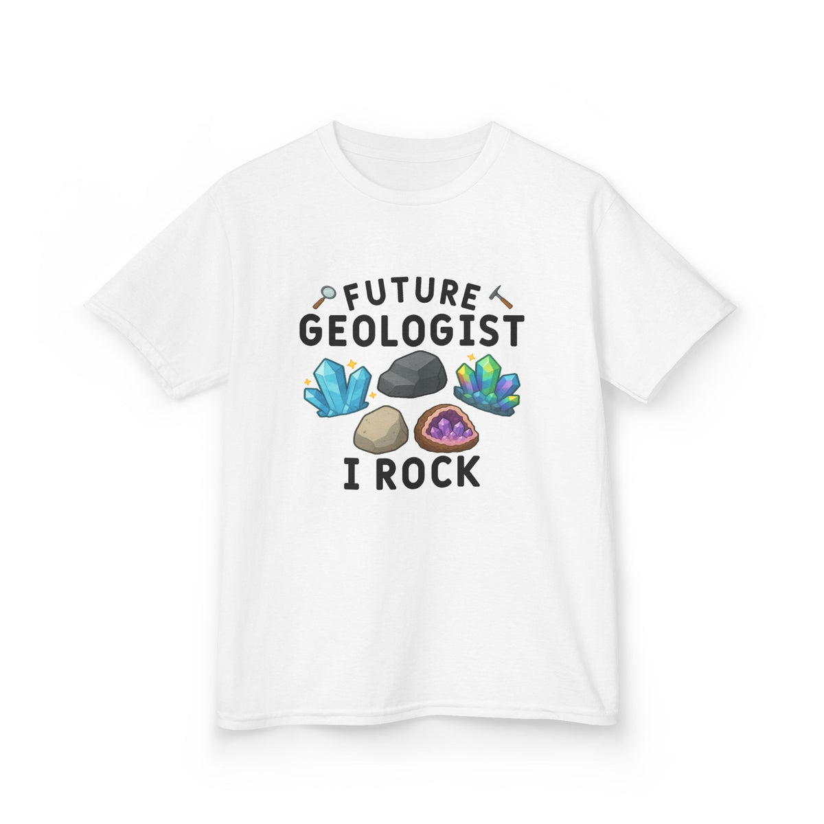 Future Geologist "I ROCK" Kids Tee product view 14 - 66 Percent