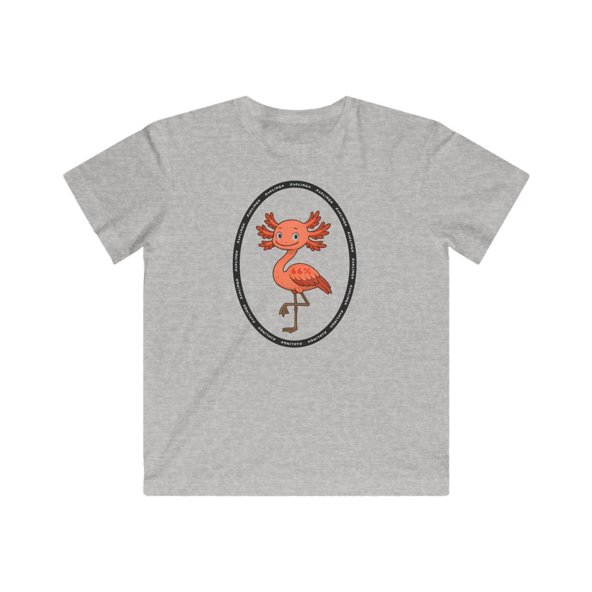 Axolingo Kids T-shirt in Heather | 66 Percent