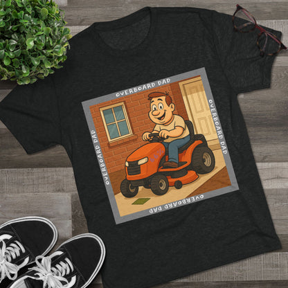 Overboard Dad Mower Tri-Blend Tee product view 13 - 66 Percent