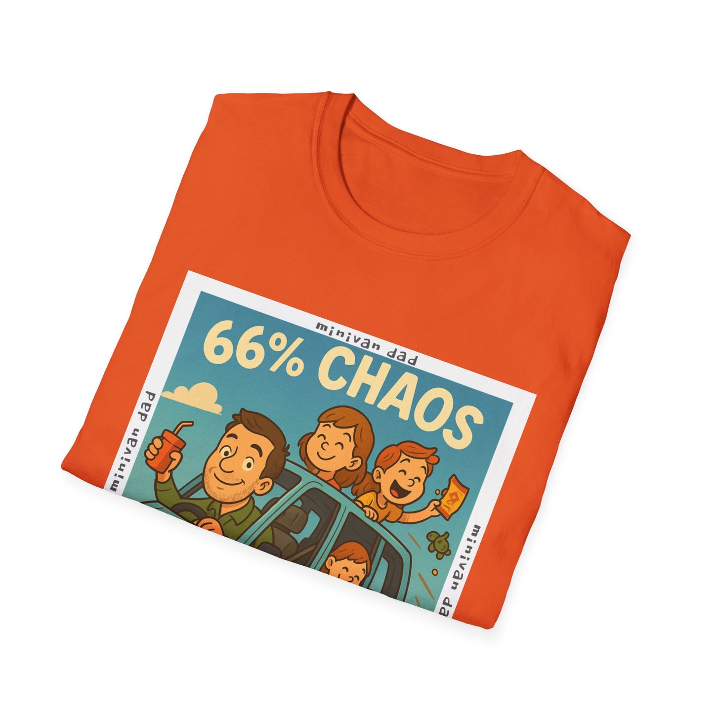 Minivan Dad Chaos Cotton Tee - 66 Percent