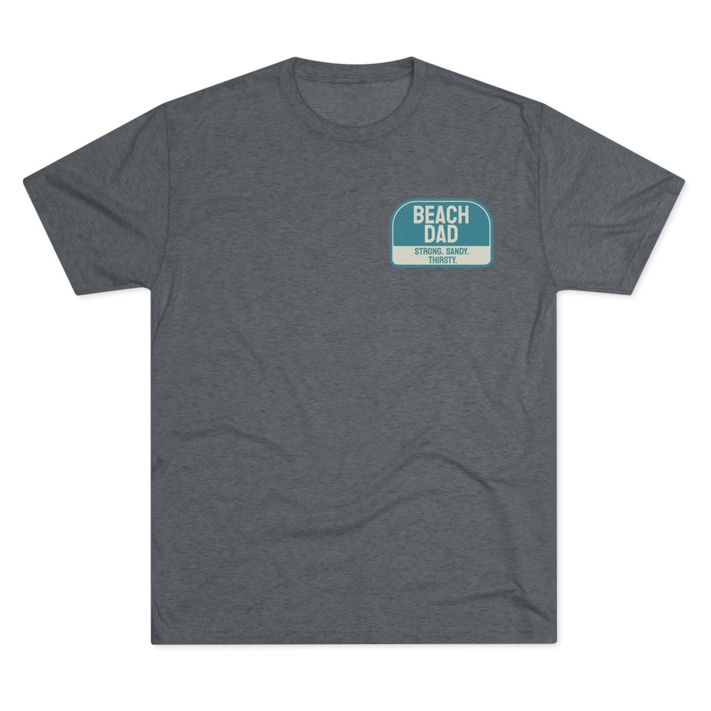 Beach Dad Logo Tri-Blend Tee - 66 Percent