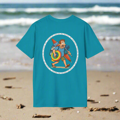 Beach Dad Logo Cotton Tee - 66 Percent
