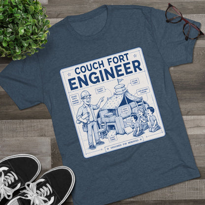 Overboard Dad Fort 66% Tri-Blend Tee