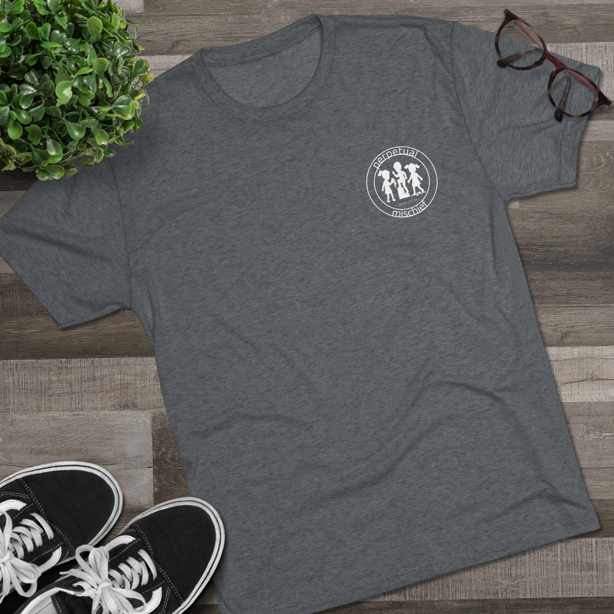Perpetual Mischief Tri-Blend Tee product view 20 - 66 Percent