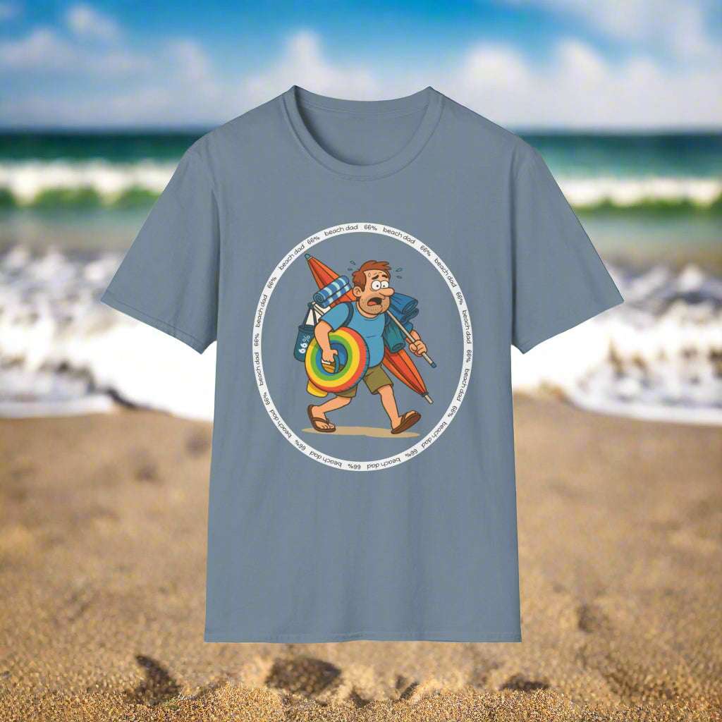 Beach Dad Original Cotton Tee - 66 Percent