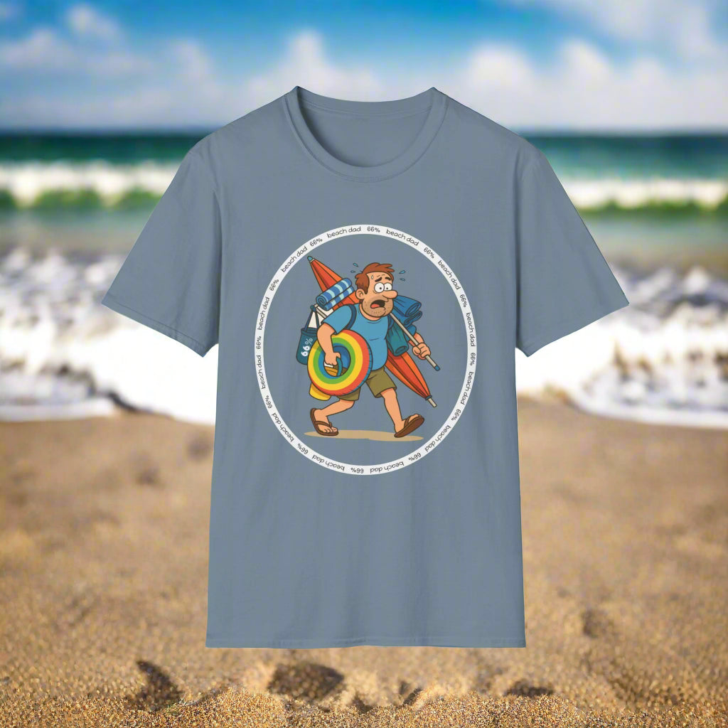 Beach Dad Original Cotton Tee - 66 Percent