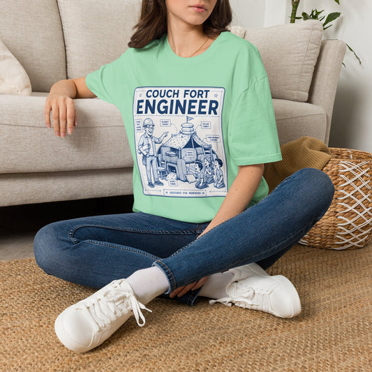 Overboard Dad Fort Cotton Tee - 66 Percent