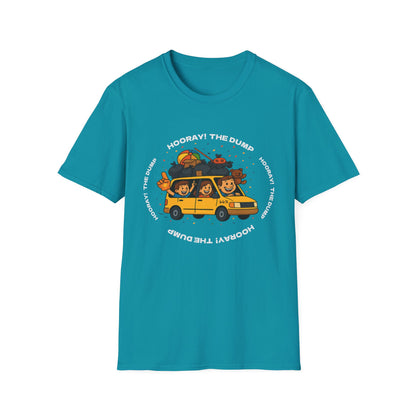 Hooray! The Dump Cotton T-shirt in Tropical Blue | 66 Percent