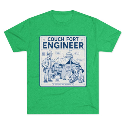 Overboard Dad Fort 66% Tri-Blend Tee