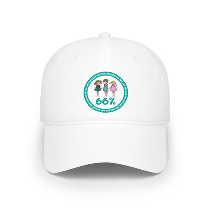 Original Design 3 Girls Hat in White | 66 Percent