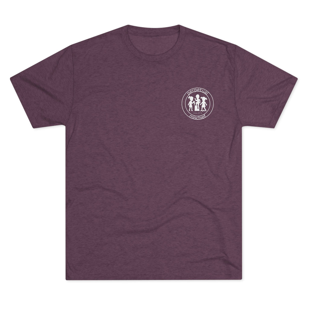 Perpetual Mischief Tri-Blend T-shirt in Tri-Blend Vintage Purple | 66 Percent