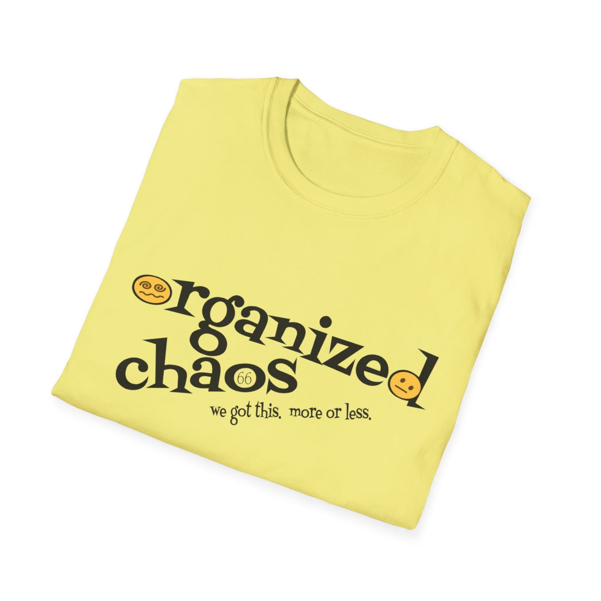 Organized Chaos Cotton Tee - 66 Percent