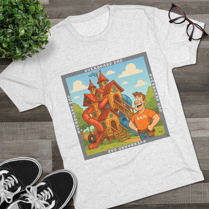 Overboard Dad Playhouse Tri-Blend Tee product view 16 - 66 Percent