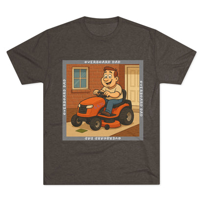Overboard Dad Mower Tri-Blend T-shirt in Tri-Blend Macchiato | 66 Percent