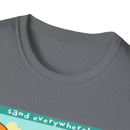 Beach Dad Buried Cotton Tee - 66 Percent