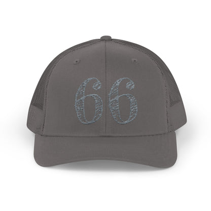 66% Snapback Trucker Hat in Charcoal | 66 Percent