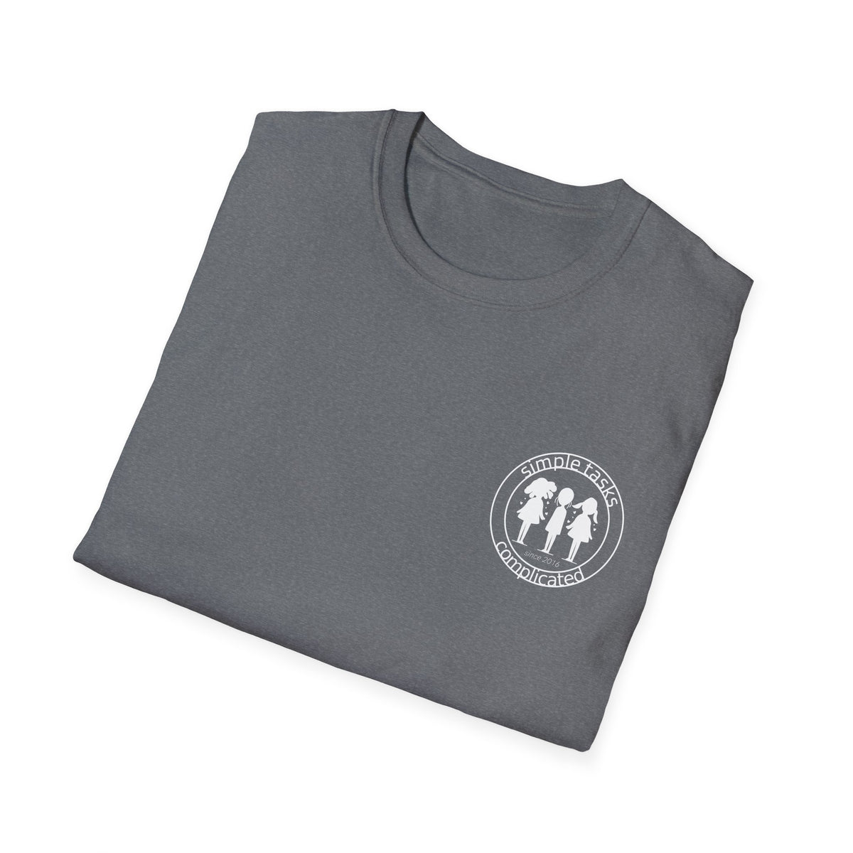 Simple Tasks Complicated - Small Logo Cotton Tee product view 26 - 66 Percent