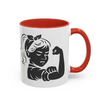 Raising Strong Little Girls Mug - 66 Percent