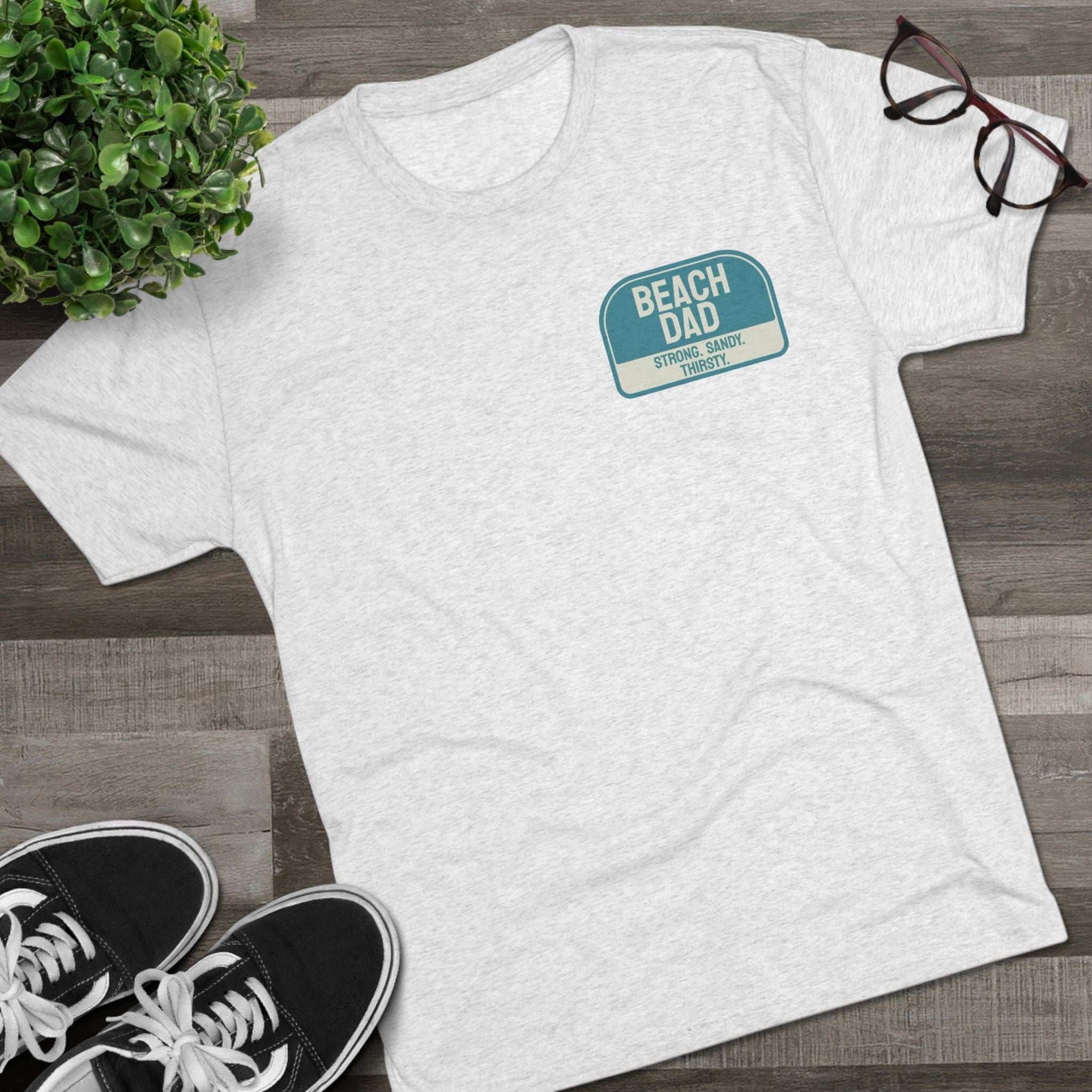 Beach Dad Logo Tri-Blend Tee
