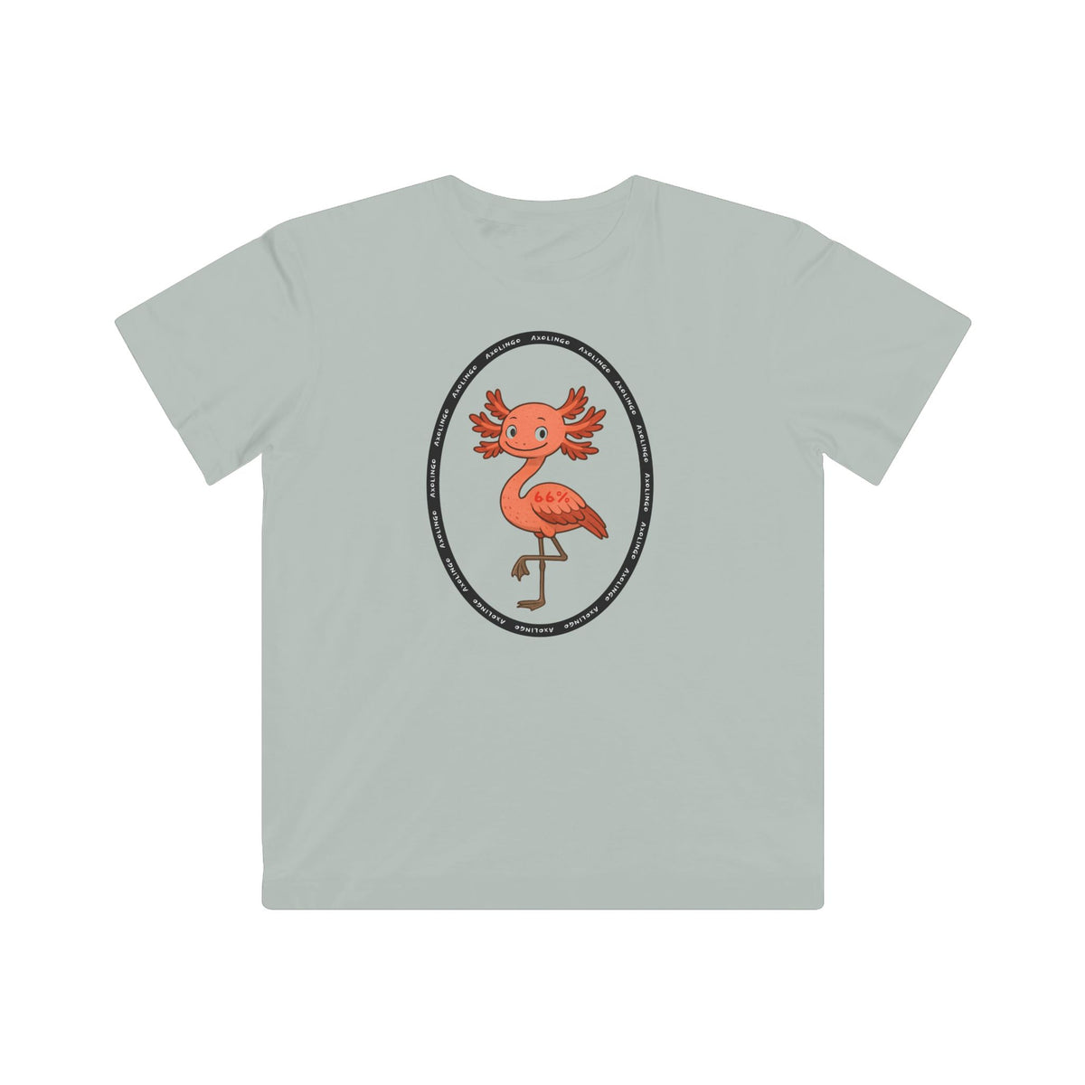 Axolingo Kids T-shirt in Silver | 66 Percent