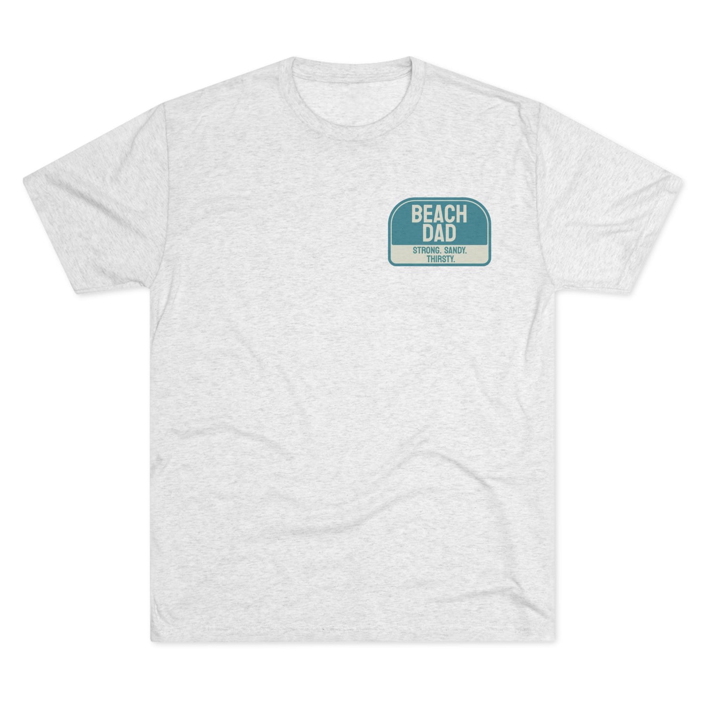 Beach Dad Logo Tri-Blend Tee - 66 Percent