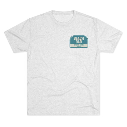 Beach Dad Logo Tri-Blend Tee - 66 Percent