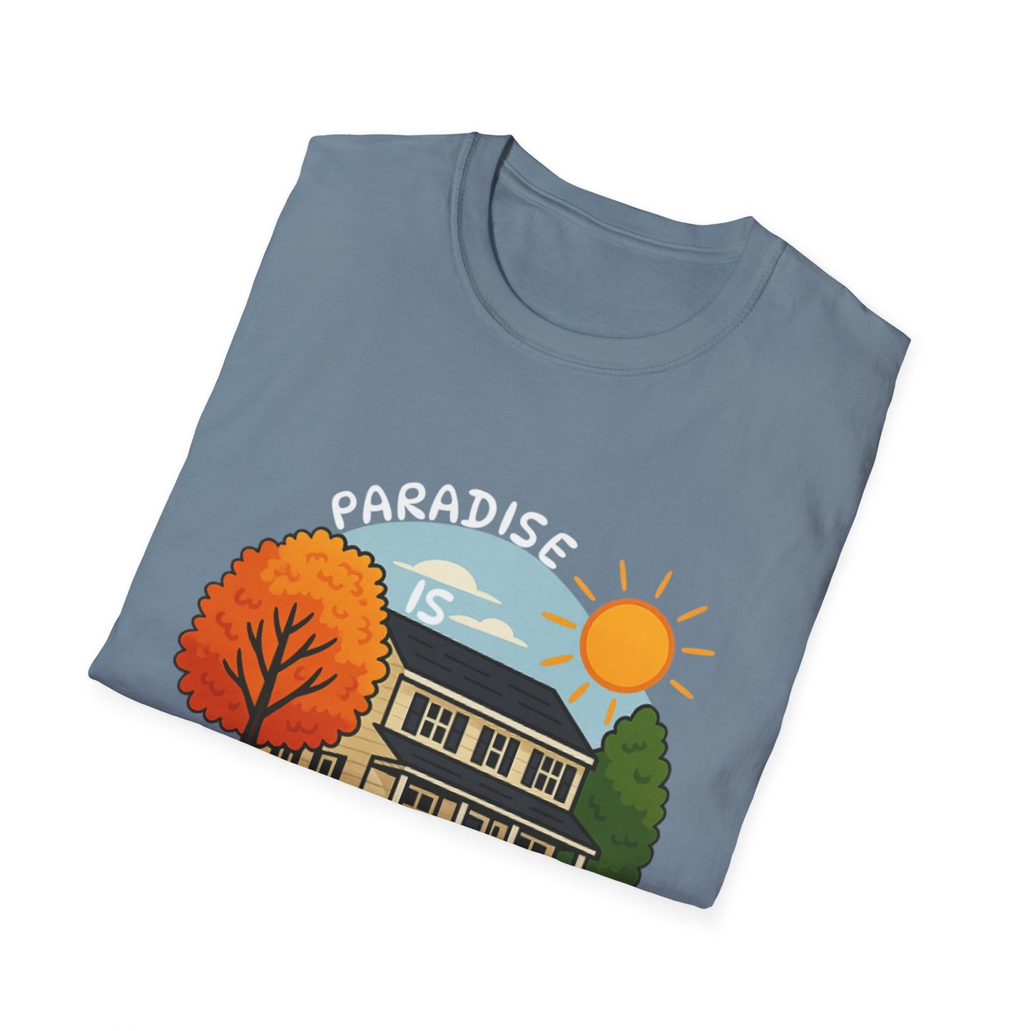 Paradise Is Home Cotton Tee - 66 Percent