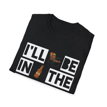 I'll Be In The Garage Cotton Tee - 66 Percent