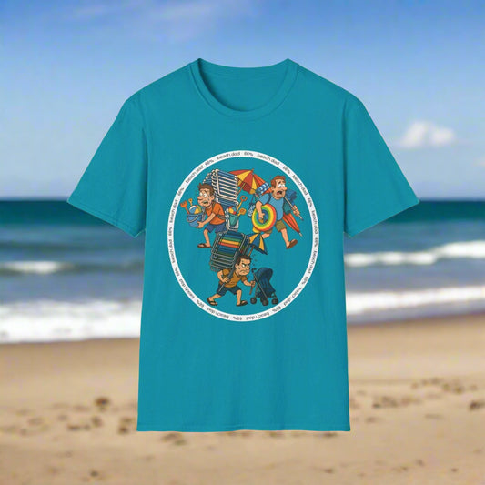 Beach Dad Trifecta Cotton Tee