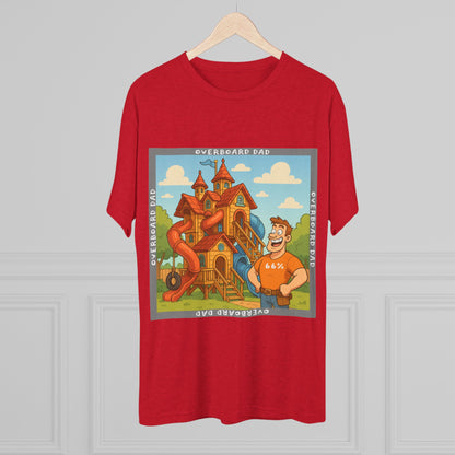 Overboard Dad Playhouse Tri-Blend Tee product view 44 - 66 Percent