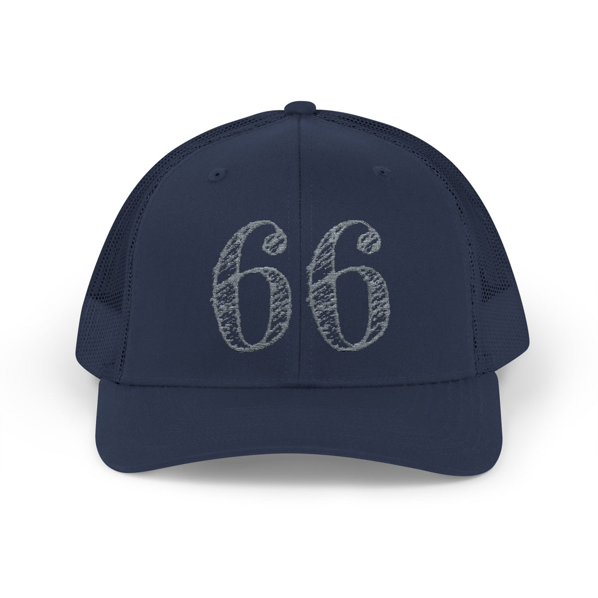 66% Snapback Trucker Hat in Navy | 66 Percent