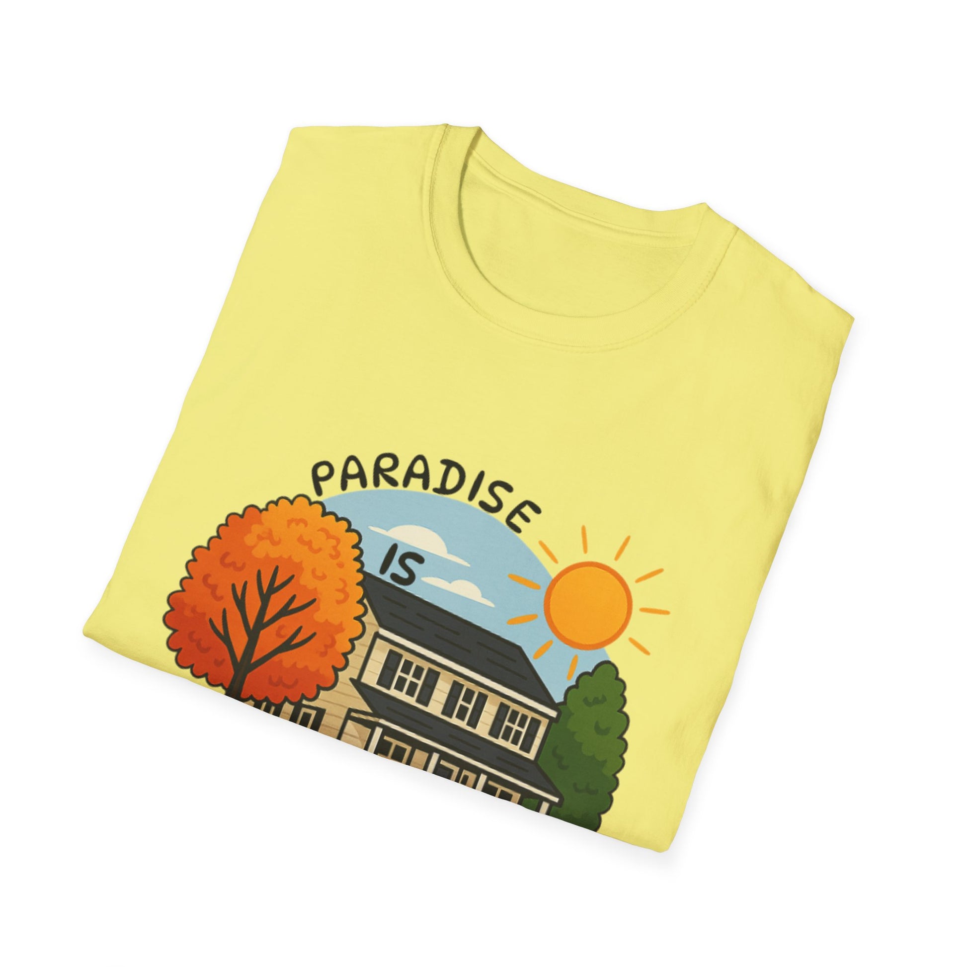 Paradise Is Home Cotton Tee - 66 Percent