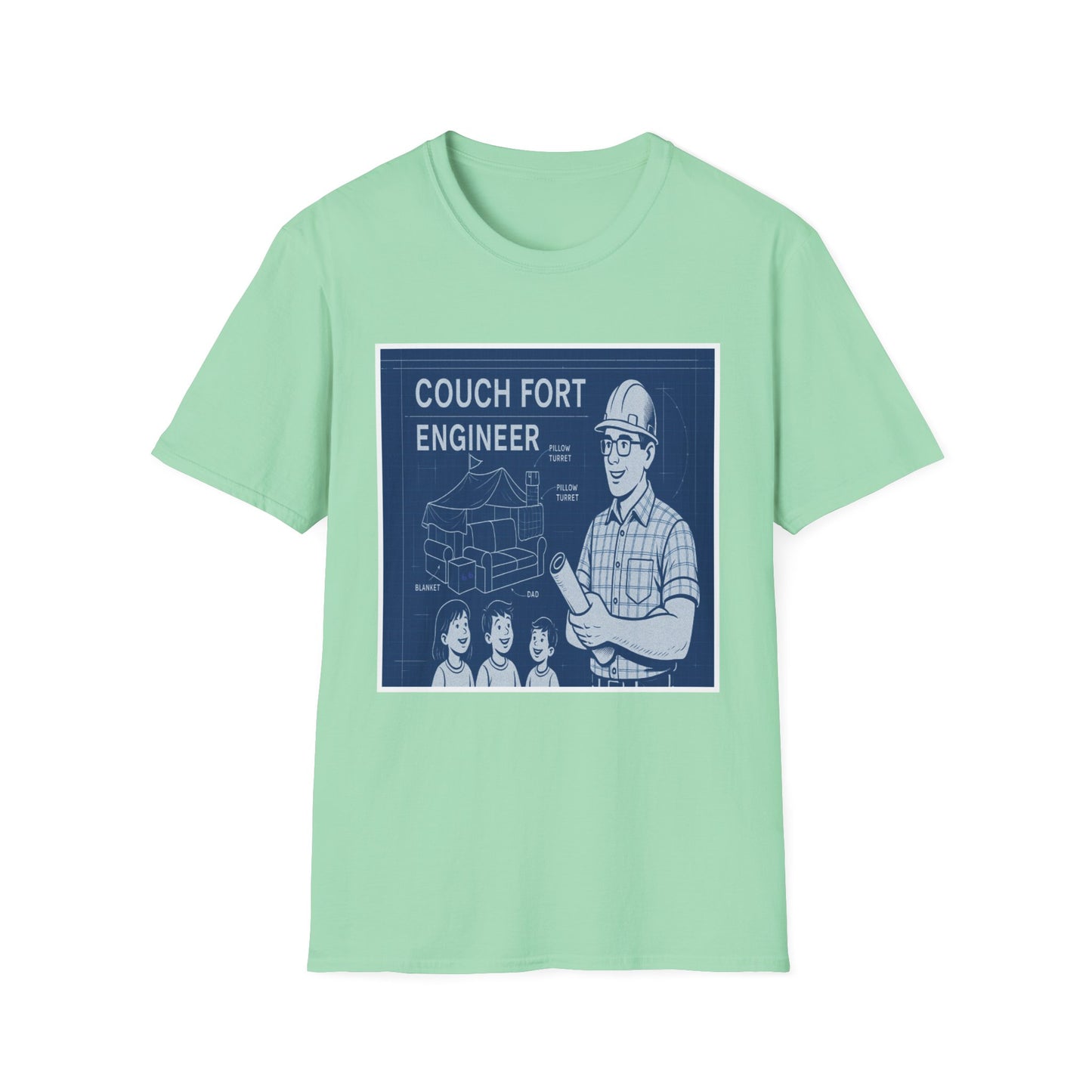 Overboard Dad Fort Cotton Tee - 66 Percent