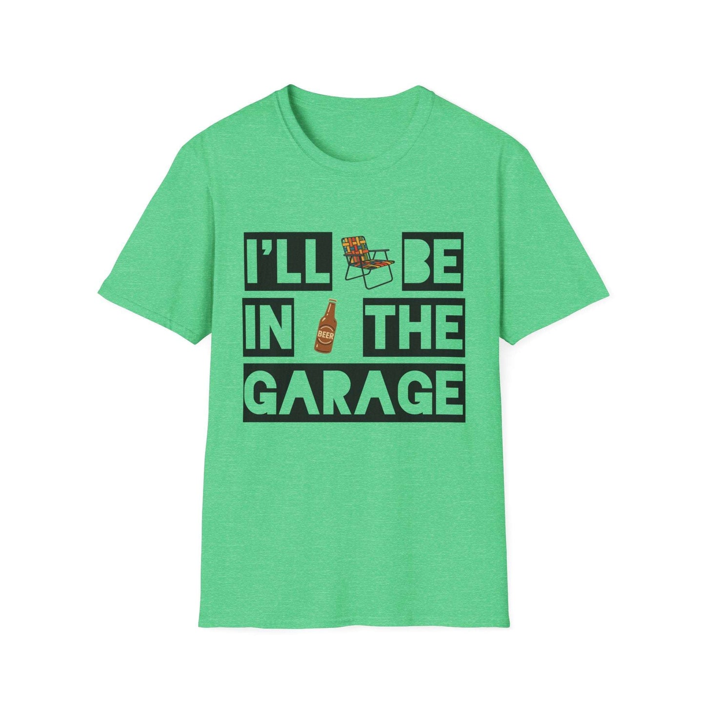 I'll Be In The Garage Cotton Tee - 66 Percent