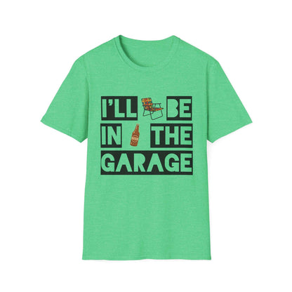 I'll Be In The Garage Cotton Tee - 66 Percent