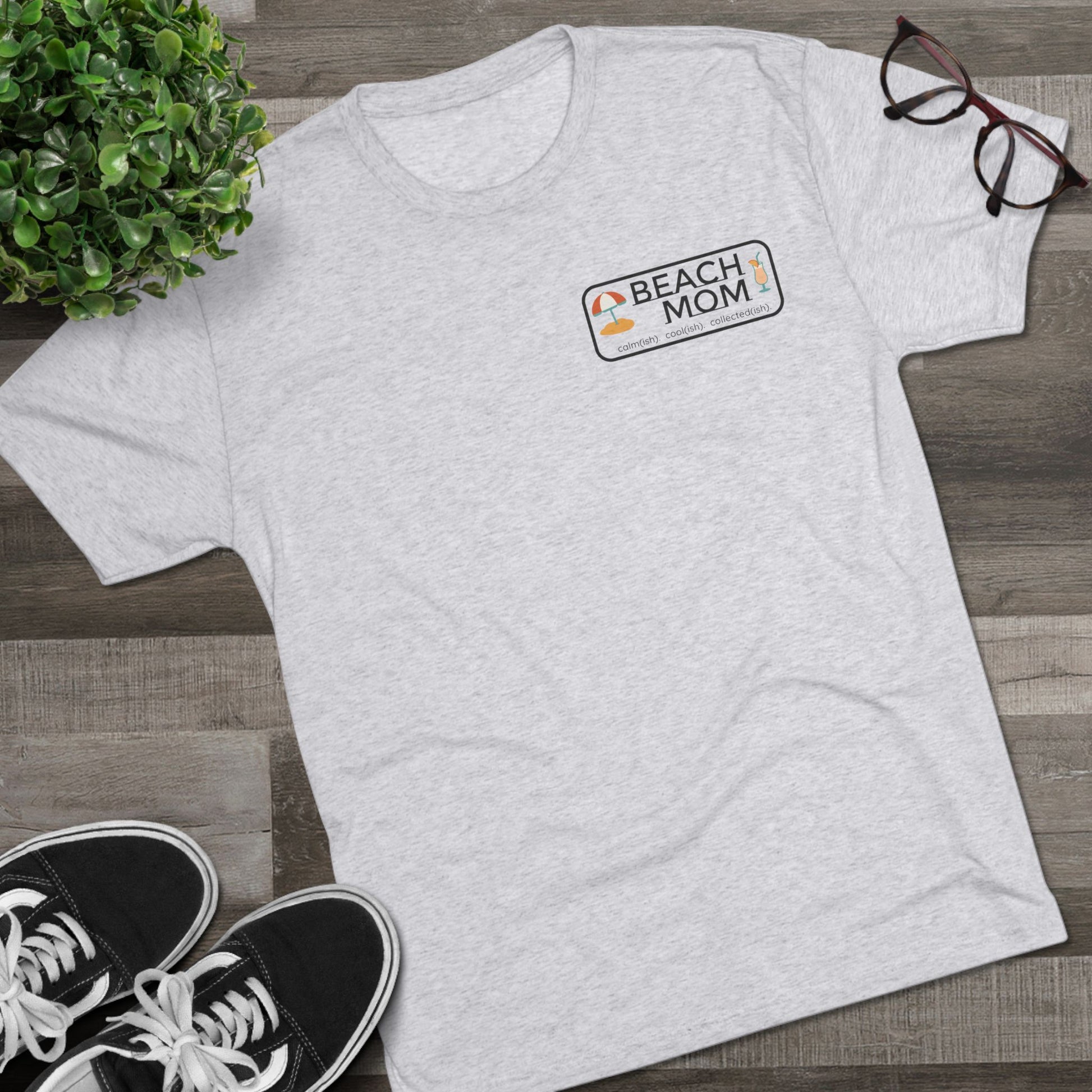 Beach Mom Anthem Tri-Blend Tee - 66 Percent