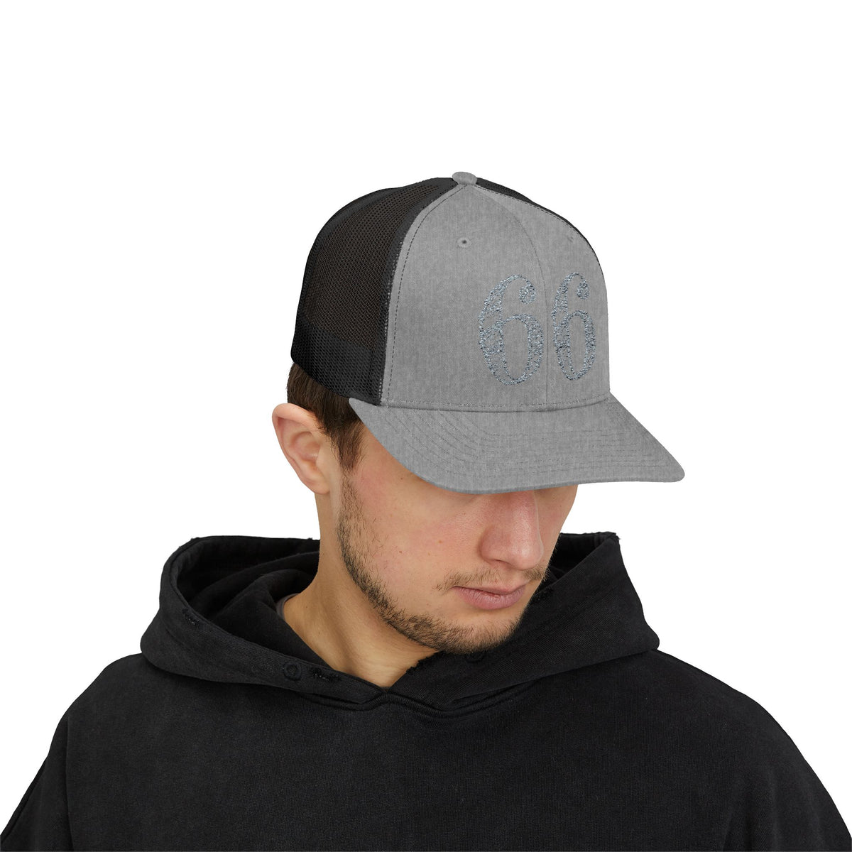 66% Snapback Trucker Hat product view 44 - 66 Percent