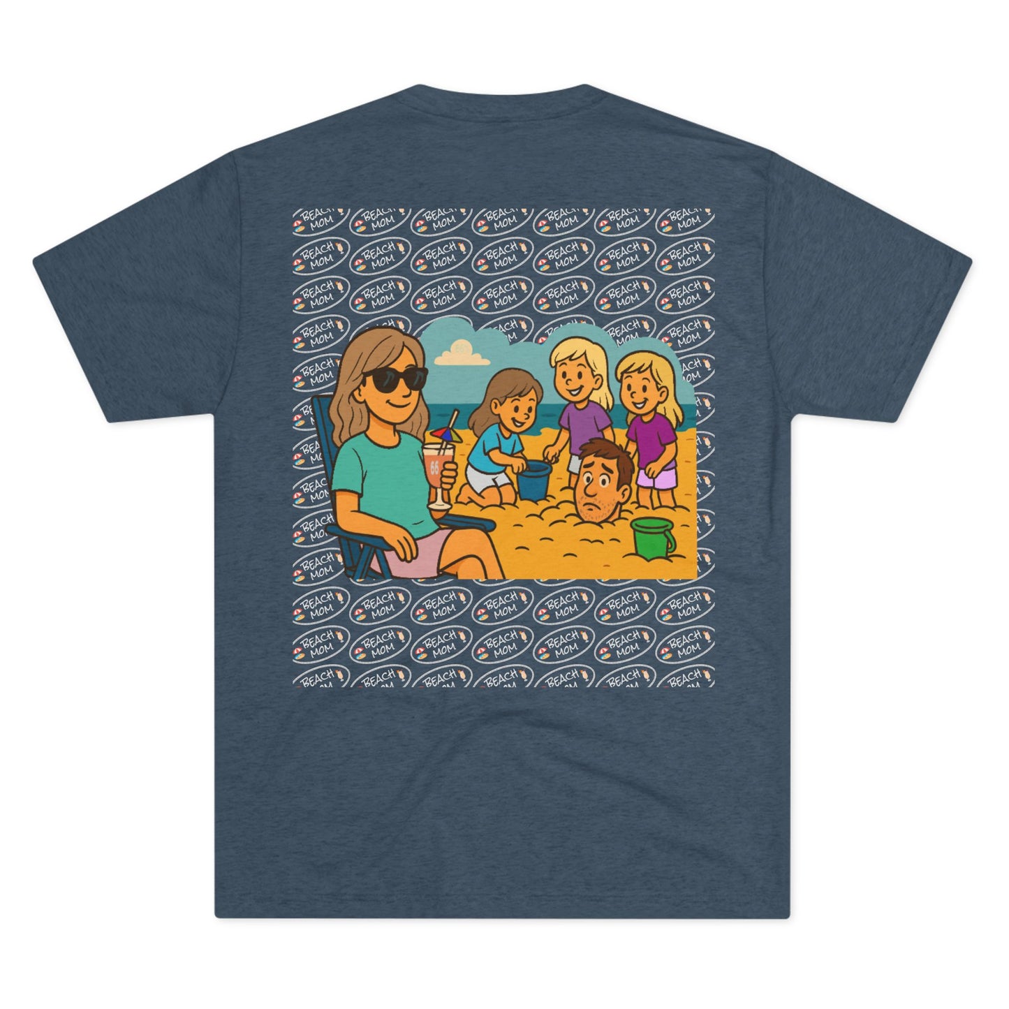 Beach Mom Tri-Blend Tee - 66 Percent