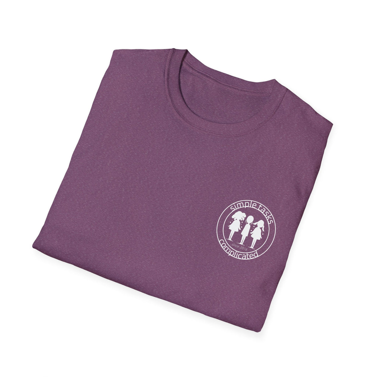 Simple Tasks Complicated - Small Logo Cotton Tee product view 34 - 66 Percent