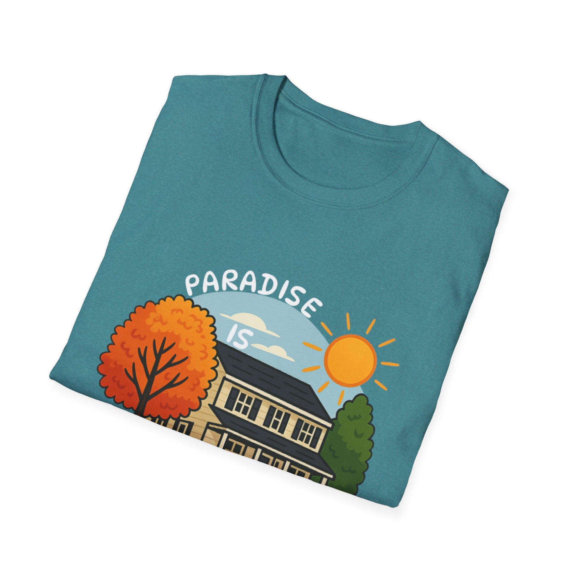 Paradise Is Home Cotton Tee - 66 Percent