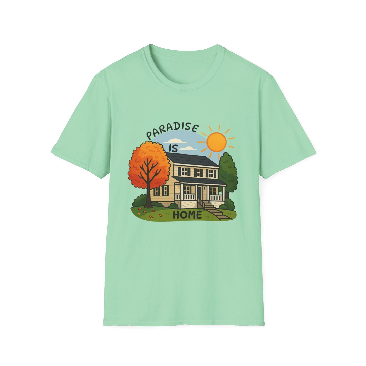 Paradise Is Home Cotton Tee - 66 Percent