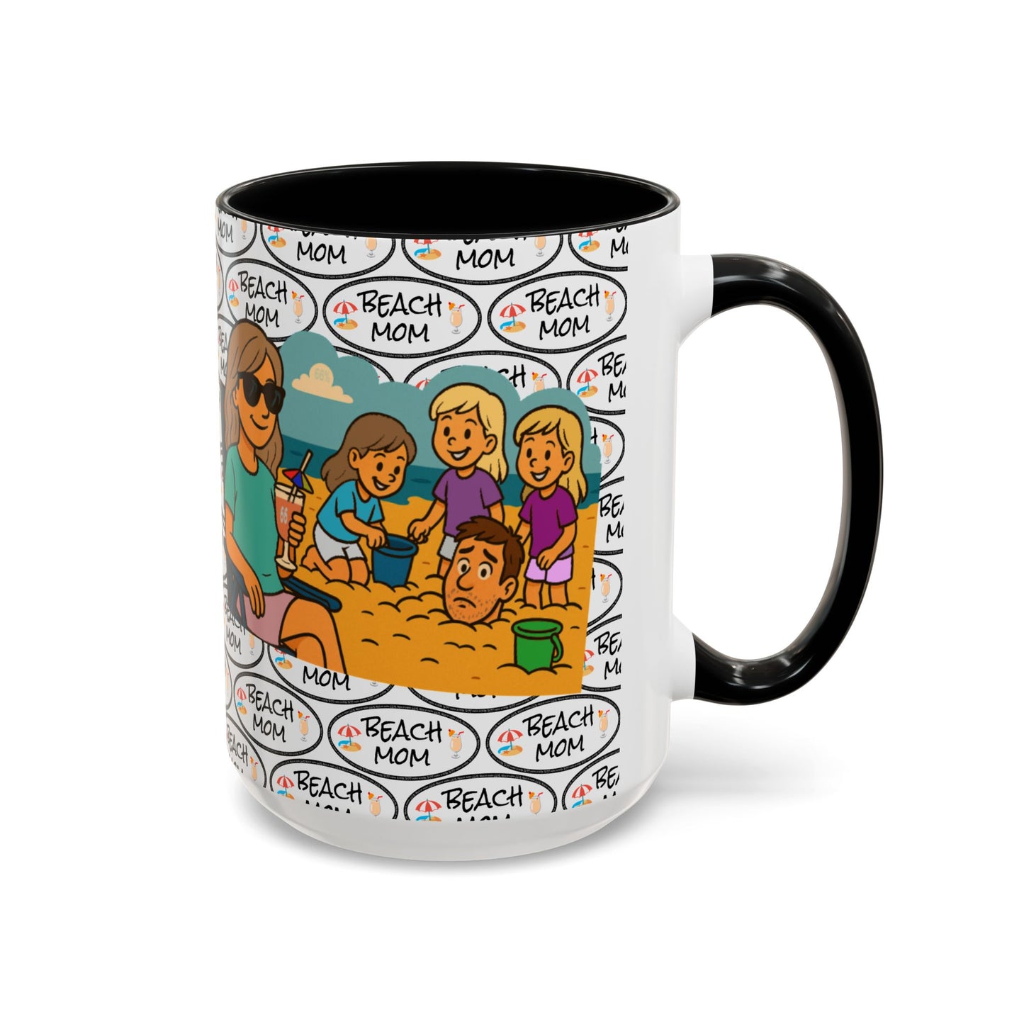 Beach Mom Mug - 66 Percent