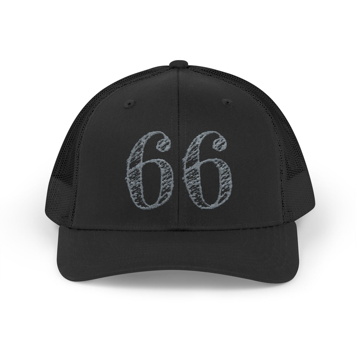 66% Snapback Trucker Hat in Black | 66 Percent