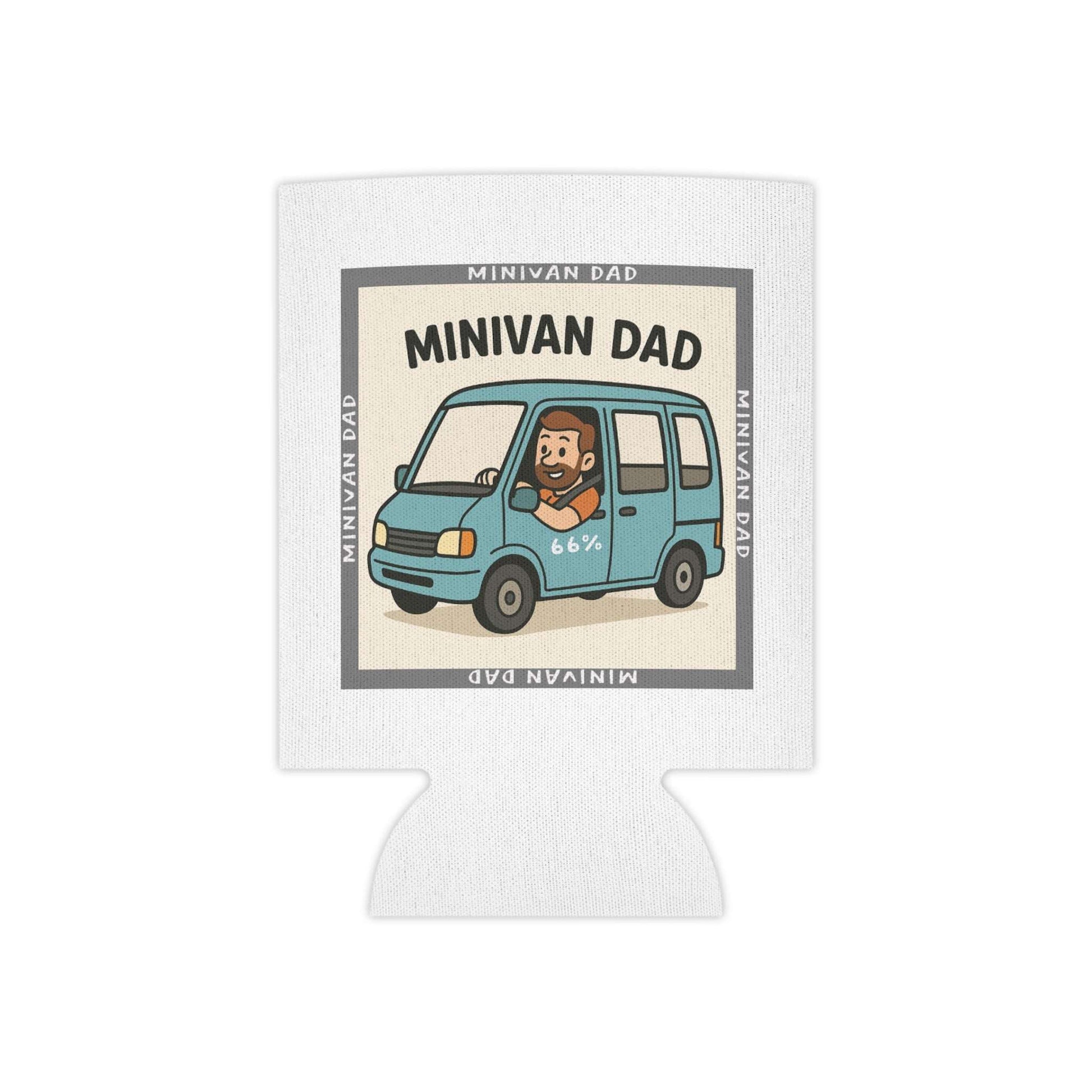 Minivan Dad 66% Can Cooler Koozie - 66 Percent