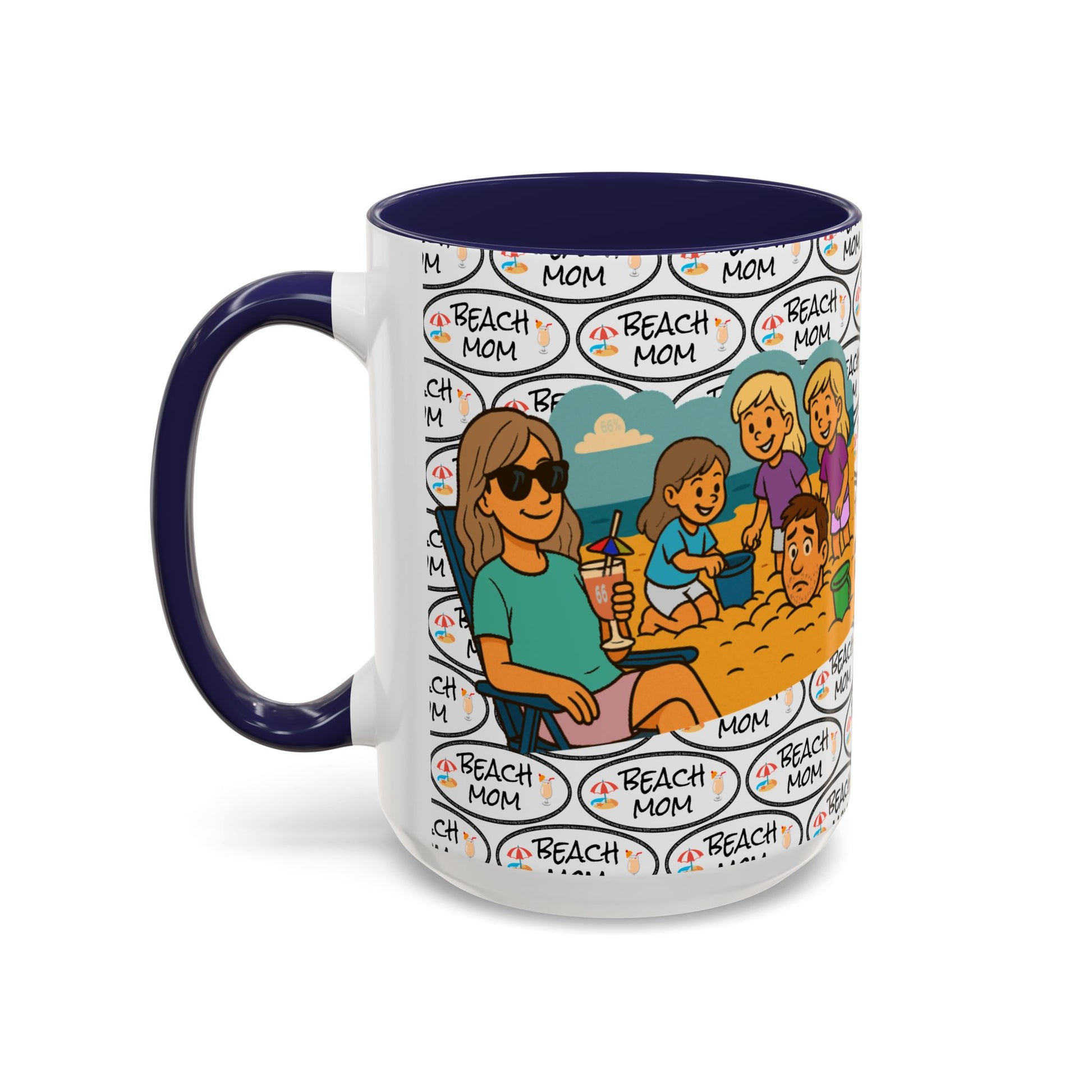Beach Mom Mug - 66 Percent