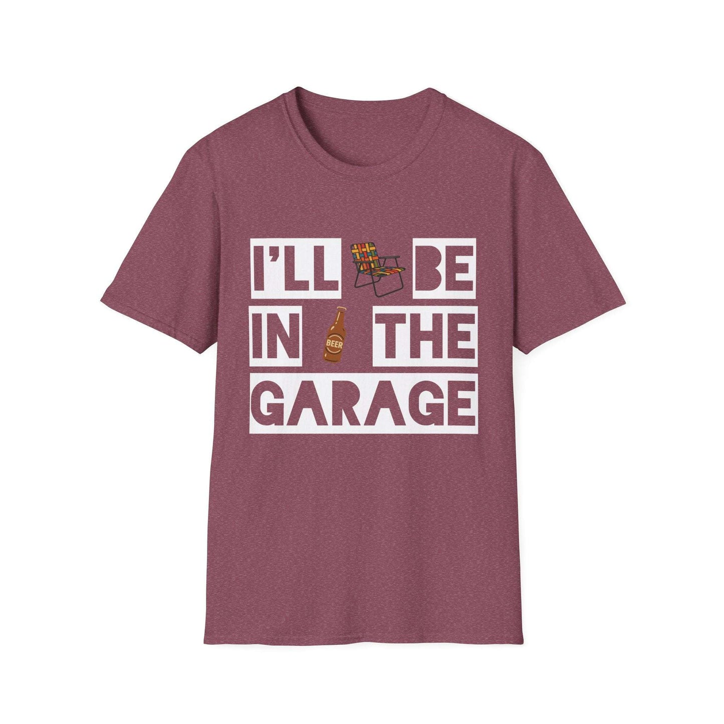 I'll Be In The Garage Cotton Tee - 66 Percent